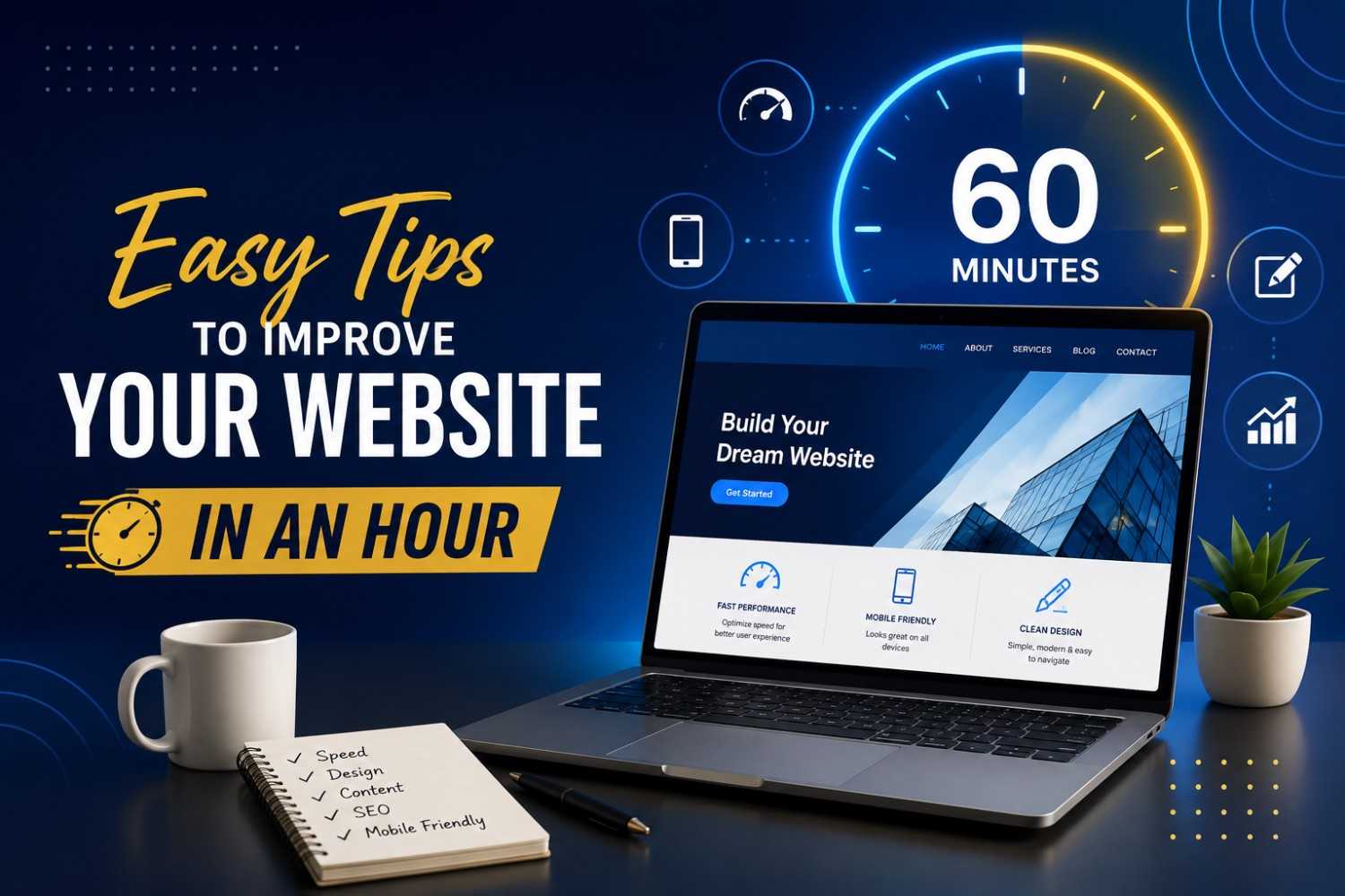 Easy Tips To Improve Your Website in an Hour Easy Tips To Improve Your Website in an Hour